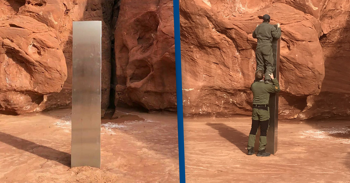 Một số người hoài nghi cột kim loại bí ẩn ở sa mạc Utah có thể là một tác phẩm nghệ thuật được lắp đặt bất hợp pháp.