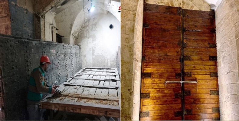 Được biết, Nga, Iran và Trung Quốc đã đầu tư mạnh mẽ vào Syria để tái thiết thành phố Aleppo, nhưng quá trình trùng tu trở nên khó khăn hơn do các lệnh trừng phạt của phương Tây. Ảnh: SANA.