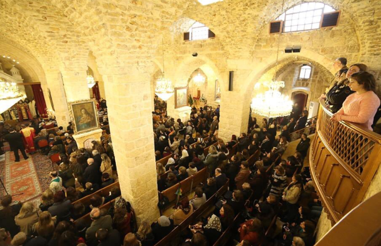 Theo đó, Nhà thờ Forty Martyrs đã tổ chức thánh lễ đầu tiên sau khi được trùng tu vào tháng 3/2019. Ảnh: Twitter.