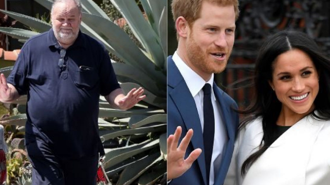 Mối quan hệ rạn nứt giữa Công nương Meghan và cha đẻ của cô trở thành đề tài bị bàn tán xôn xao trong thời gian dài. Ảnh: FN.