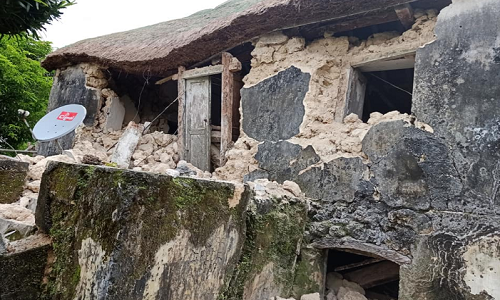 Ngoài ra, hàng chục người khác bị thương trong trận động đất xảy ra tại tỉnh Batanes sáng nay. Ảnh: Twitter.