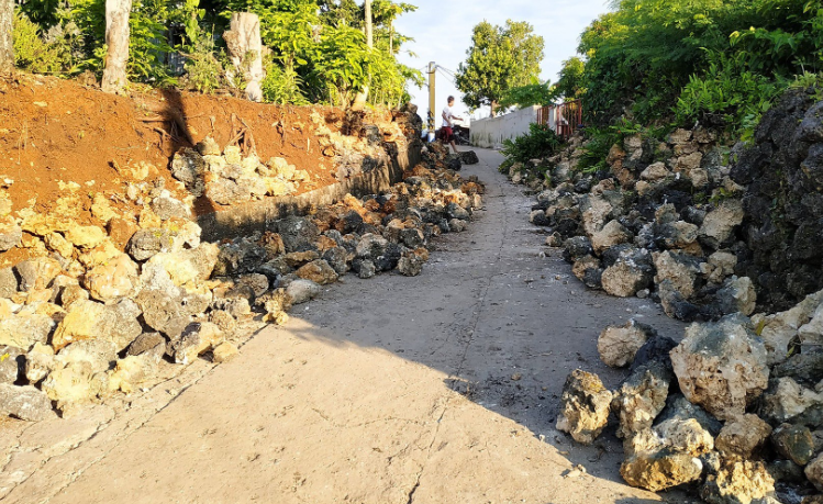 Cơn địa chấn cũng khiến khu vực Itbayat bị cắt điện. Thiệt hại cũng được ghi nhận tại sân bay Itbayat Jorge Abad. Ảnh: Twitter.