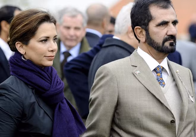 Cong chua Jordan va Thu tuong UAE dua nhau ra toa o Anh-Hinh-2