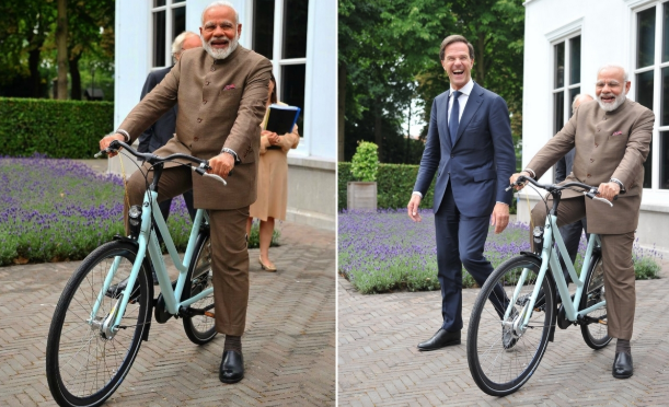Được biết, trong chuyến thăm đến Hàn Quốc hồi tháng 9/2016, ông Rutte đã tặng 220 chiếc xe đạp cho thủ đô Seoul. Ngoài ra, ông cũng từng tặng xe đạp cho Thủ tướng Ấn Độ Narenda Modi (ảnh) khi ông Modi đến thăm Hà Lan. Ảnh: KT.