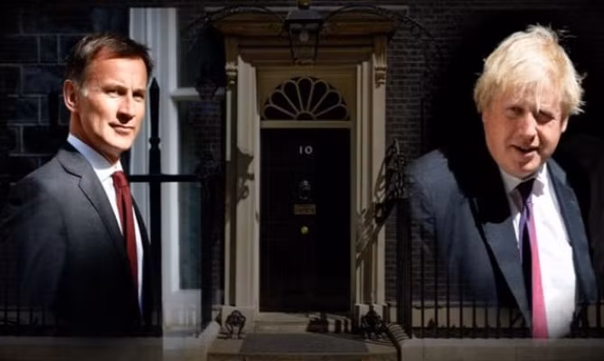 Trong ngày 22/7, hai ứng cử viên Boris Johnson và Jeremy Hunt tiếp tục đưa ra những lời phát biểu tranh cử cuối cùng để thu hút sự ủng hộ. Ảnh: BBC. 