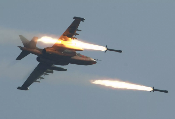 Những cuộc oanh kích của Không quân Nga diễn ra cùng thời điểm Quân đội Syria đang chuẩn bị mở cuộc tấn công vào các khu vực nằm dưới sự kiểm soát của nhóm phiến quân ở khu vực đồng bằng Al-Ghaab ở tỉnh Hama và Idlib. Ảnh: FS.