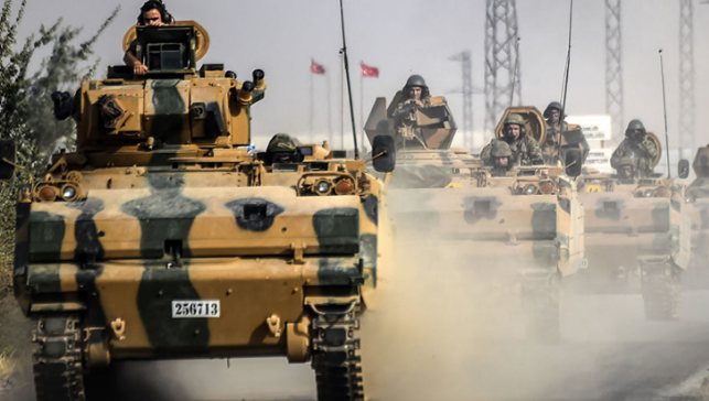 "Quân đội Thổ Nhĩ Kỳ và các nhóm phiến quân đồng minh của họ đã đưa 30 chiến binh IS được Ankara đào tạo tại tỉnh Hatay trước đó tới vùng al-Shieh", nguồn tin cho hay. Ảnh: Kurdistan24.