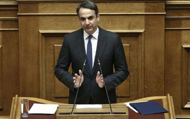 Theo kết quả kiểm phiếu cuộc bầu cử Quốc hội trước thời hạn ngày 7/7/2019, Đảng ND giành được 39,84% phiếu bầu, chiếm đa số tại Quốc hội với 158 trên tổng số 300 ghế. Ông Kyriakos đắc cử Thủ tướng Hy Lạp. Ảnh: DH.