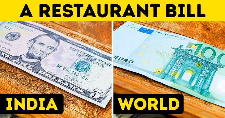 Mọi thứ ở đất nước Ấn Độ rất rẻ, trừ khi bạn muốn thực sự phô trương. Một bữa ăn "sang chảnh" cũng chỉ tốn khoảng 5 USD và một tách cà phê chỉ có giá 20 cent. Chi phí thuê khách sạn ở đây cũng rất phải chăng.