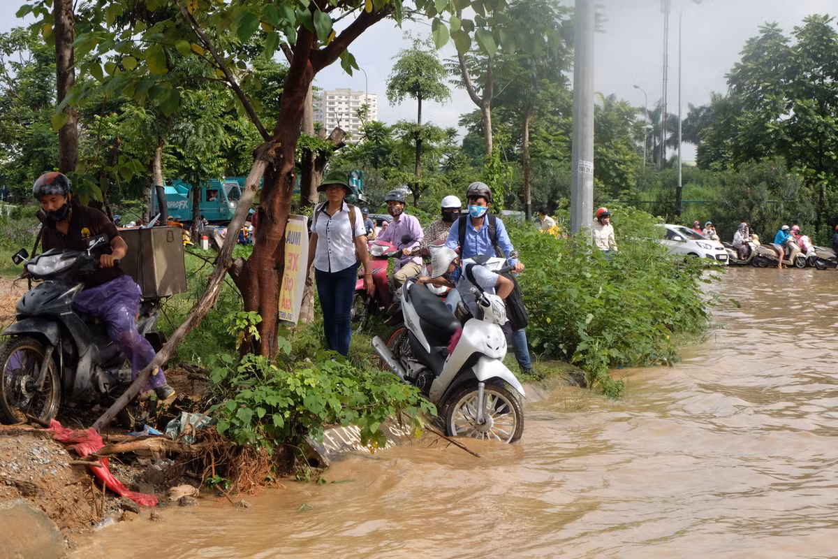 Ngập lụt nghiêm trọng.