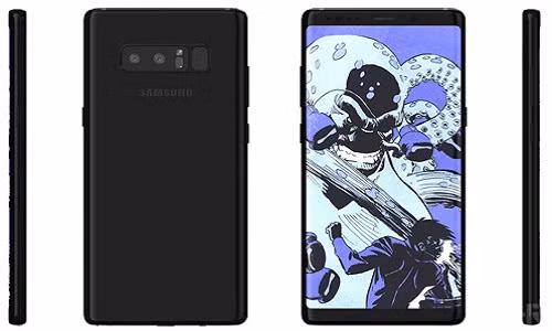 NONG: Anh chi tiet Galaxy Note 8, co camera kep mat sau