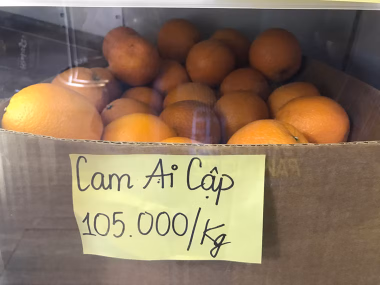 Thời điểm này, giới nhà giàu Sài Gòn không khó để tìm mua đủ loại trái cây độc lạ mà xưa nay chỉ có ở tận "trời Tây", xa hơn nửa vòng trái đất. Tuy nhiên, đối với những người lao động bình dân, khi nghe nói đến 1kg cam Ai Cập có giá hơn 100.000 đồng thì ai cũng "lè lười, lắc đầu".