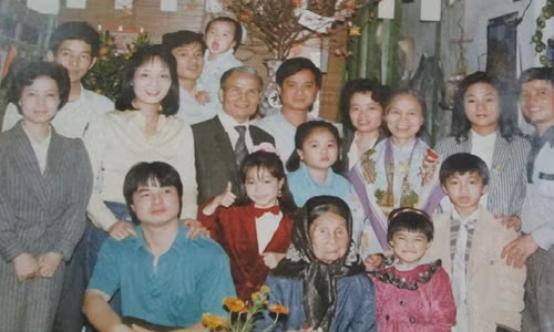 Thành viên gia đình cụ Nguyễn Thị Tề. (Ảnh chụp từ màn hình).