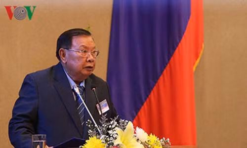 Tong Bi thu, Chu tich nuoc Lao bat dau tham chinh thuc Viet Nam