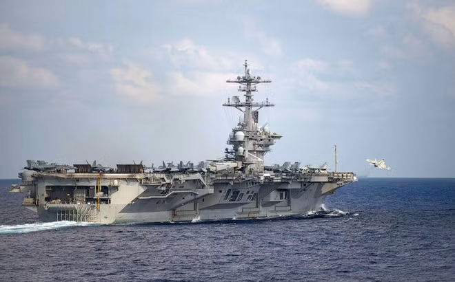 Bà cũng xác nhận rằng kể từ khi rời Đà Nẵng, tàu USS Theodore Roosevelt vẫn ở trên biển cho đến ngày hôm nay (27/3), và vừa tới Guam. Bà cũng không trả lời câu hỏi về việc có bao nhiêu thủy thủ đã lên bờ tại Đà Nẵng.