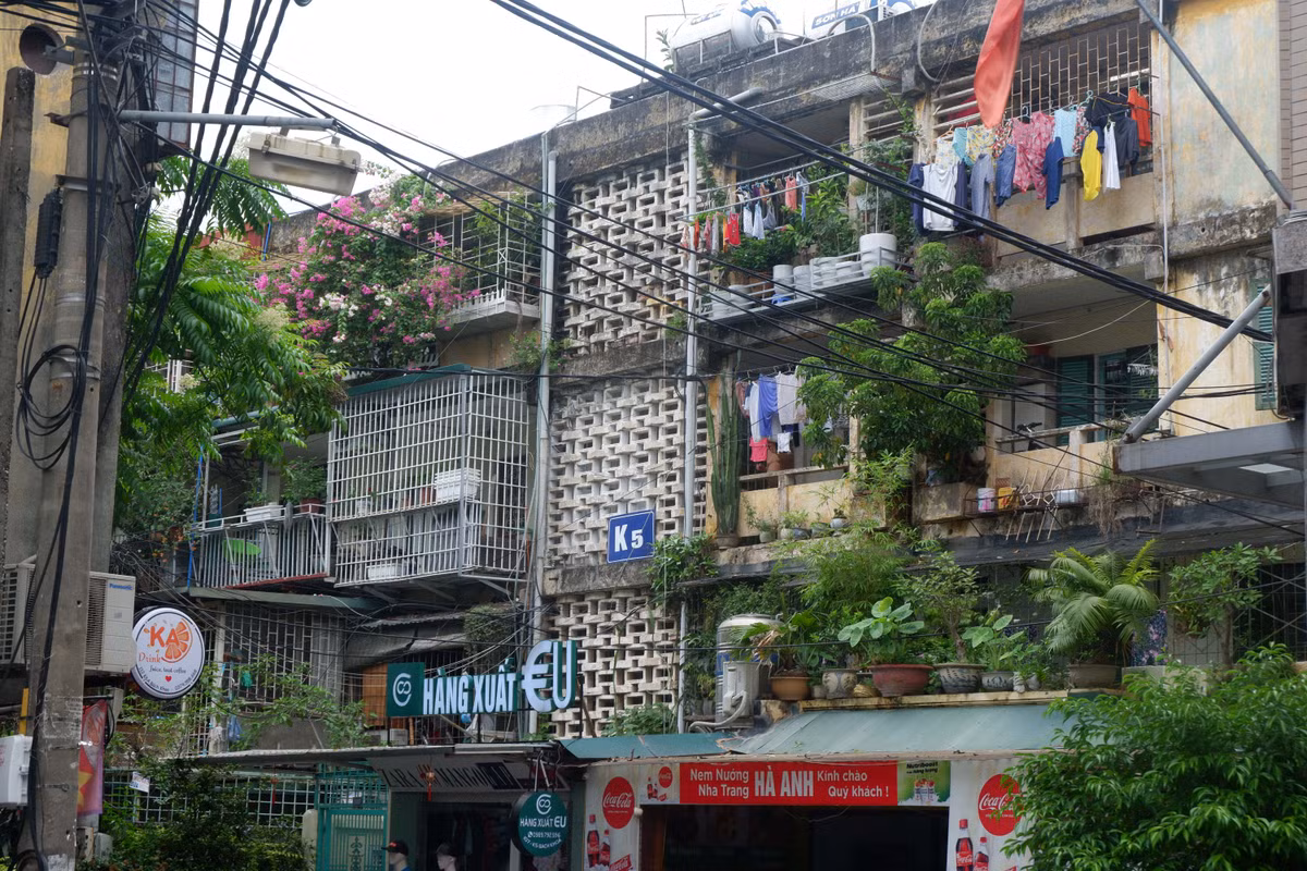 Nhà K5 khu tập thể Bách Khoa.