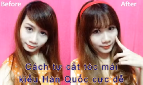 Huong dan ban gai cat toc mai dep kieu Han Quoc