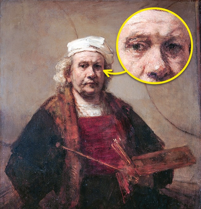 Margaret Livingstone và Bevil Conway sau khi nghiên cứu các bức chân dung tự họa của Rembrandt đã phát hiện ra rằng danh họa người Hà Lan mắc chứng mù lập thể (stereoblindness). Chứng bệnh kỳ lạ này khiến họa sĩ Rembrandt nhìn thế giới với hình dạng 2D thay vì 3D. Tuy nhiên, thay vì là một khiếm khuyết, chính điều đó đã giúp họa sĩ làm phẳng các hình ảnh ông nhìn thấy, dễ dàng chuyển nó thành các hình ảnh hai chiều trên giấy và tạo nên những kiệt tác bất hủ.