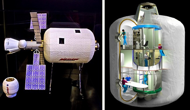 Cũng vào năm 2020, khách sạn không gian đầu tiên sẽ mở cửa. Công ty Bigelow Aerospace đang có kế hoạch sản xuất một khách sạn không gian cho các du khách Trái Đất ghé thăm. Các cuộc thử nghiệm tàu vũ trụ này đã thành công và một trong số đó thậm chí đã được các phi hành gia của Trạm Không gian quốc tế (ISS) sử dụng làm phòng chứa đồ.