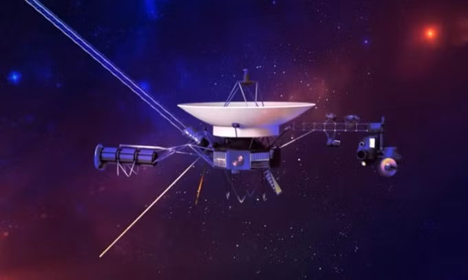 Nhờ vậy, NASA đã liên lạc thành công với tàu vũ trụ du hành liên sao Voyager 1. Các kỹ sư cũng tiến hành đánh giá vấn đề từ khoảng cách 24 tỷ km. Ảnh: NASA.