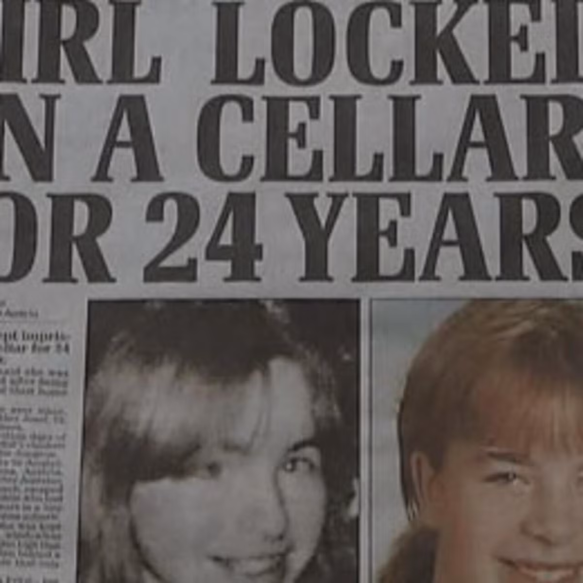 Vào năm 2008, Kerstin lâm bệnh nặng và Elisabeth thuyết phục được ông Josef đưa đứa trẻ đến bệnh viện điều trị. Sau đó, sự việc ông Josef giam cầm con gái dưới tầng hầm được phanh phui, ông bị kết án phạm tội loạn luân.