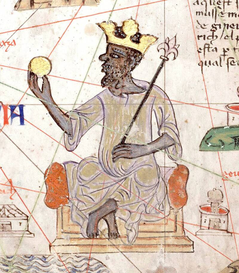 Sinh năm 1280, nhà vua Mansa Musa cai trị Đế chế Mali ở châu Phi từ năm 1312. Sau khi lên ngôi, ông hoàng này đã tiến hành nhiều chiến dịch quân sự, mở rộng lãnh thổ. Với những chiến dịch thành công, lãnh thổ Đế chế Mali trải dài hơn 2.000 dặm, bao gồm nhiều vùng đất ngày nay là Bờ Biển Ngà, Gambia, Guinea...