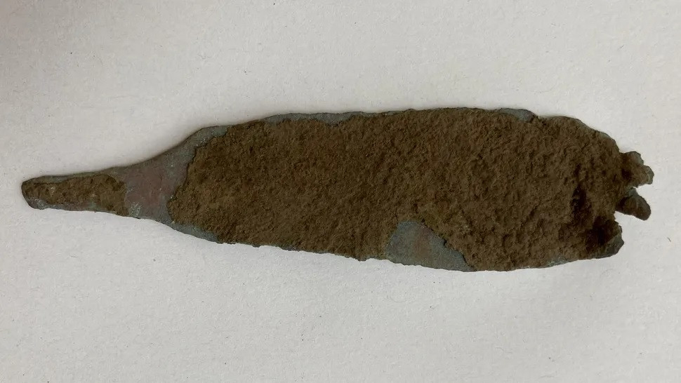 "Khoảnh khắc chúng tôi phát hiện con dao găm thật khó quên", nhà khảo cổ học Federico Bernardini tại Đại học Ca' Foscari ở Venice cho biết.