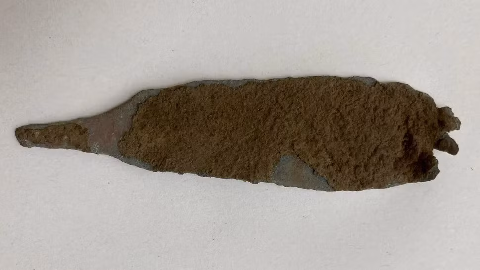 "Khoảnh khắc chúng tôi phát hiện con dao găm thật khó quên", nhà khảo cổ học Federico Bernardini tại Đại học Ca' Foscari ở Venice cho biết.