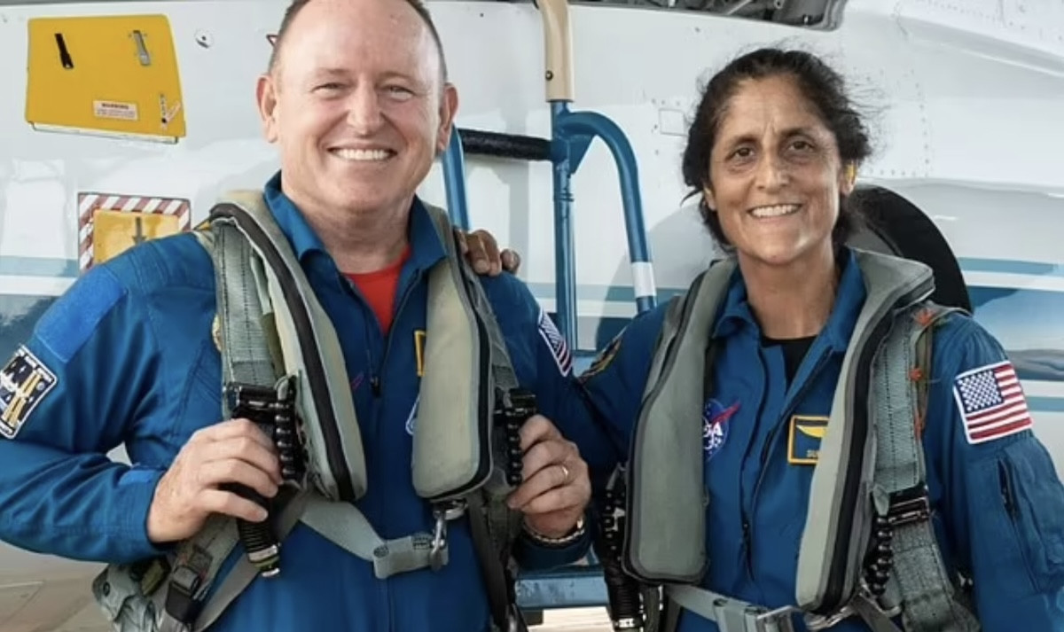 Từ đây, công chúng lo lắng cho sức khỏe của nữ phi hành gia Sunita khi bà còn 3 khoảng tháng nữa mới trở về Trái Đất. Ảnh: Daily Mail.