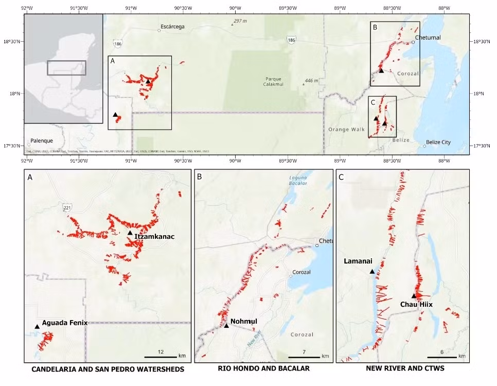 Những mạng lưới bẫy cá phức tạp này được tạo ra trước khi người dân trong khu vực canh tác nông nghiệp trên quy mô lớn.