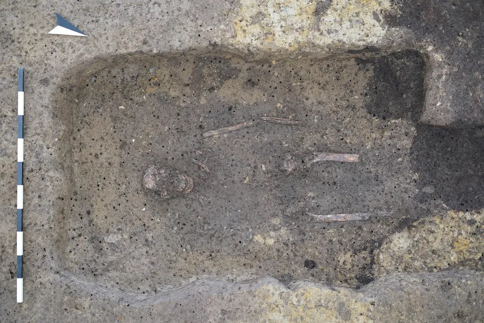 Theo các chuyên gia, phòng chôn cất bằng gỗ này được bảo quản hoàn hảo. Đây là phòng chôn cất thứ hai ở tình trạng tốt được phát hiện ở Đức. Ảnh: Copyright State Office for Monument Preservation in the Stuttgart Regional Council / Quentin Sueur.