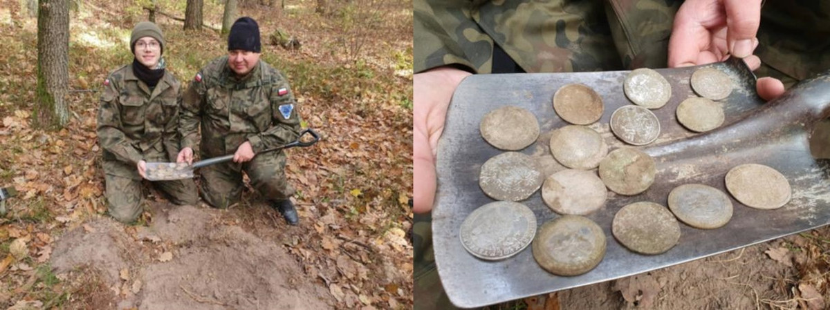 Một thương gia giàu có hoặc một lính đánh thuê đã chôn giấu số của cải này khi xảy ra chiến sự vì không muốn chúng rơi vào tay kẻ thù. Không biết vì lý do gì mà chủ nhân kho báu không quay lại lấy chúng đi.