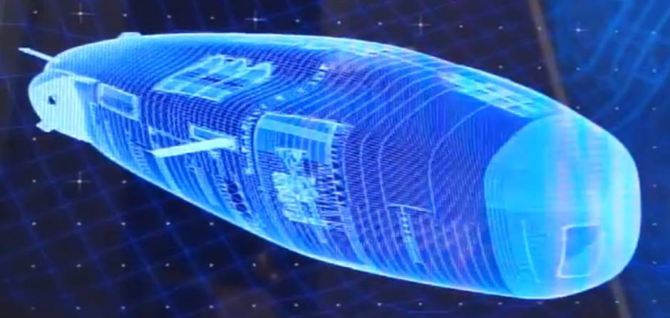 Phương tiện trinh sát độc đáo này sẽ được phóng qua các ống phóng ngư lôi. Có thể sử dụng như một tàu ngầm dưới nước và lướt trên đại dương trong vài tuần ở chế độ hoàn toàn độc lập.