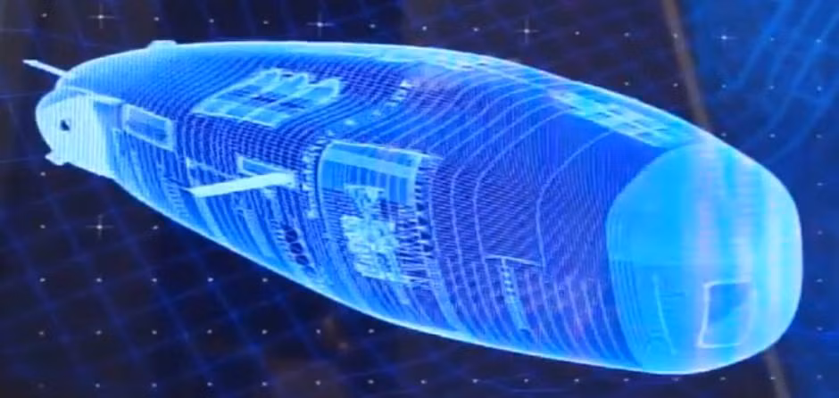 Phương tiện trinh sát độc đáo này sẽ được phóng qua các ống phóng ngư lôi. Có thể sử dụng như một tàu ngầm dưới nước và lướt trên đại dương trong vài tuần ở chế độ hoàn toàn độc lập.