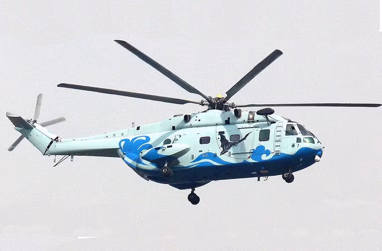 Đó có thể là trực thăng đa năng Z-18 (nhiệm vụ cứu hộ, săn ngầm, cảnh báo sớm) hoặc trực thăng săn ngầm Z-9. Nguồn ảnh: CMA