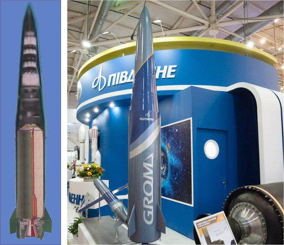 "Cho đến nay, Ukraine mới đưa vào sản xuất hàng loạt tên lửa Vilkha-M, lô đầu tiên được đưa vào sử dụng từ năm 2019, nhưng chúng tôi cần phải tiếp tục hoạt động để sản xuất cả loại Grom-2".