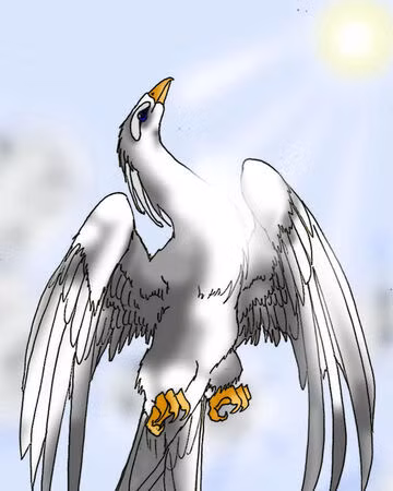 Nếu như chim Caladrius nhìn thẳng vào mặt con người thì điều này có nghĩa người đó sẽ sống rất thọ.