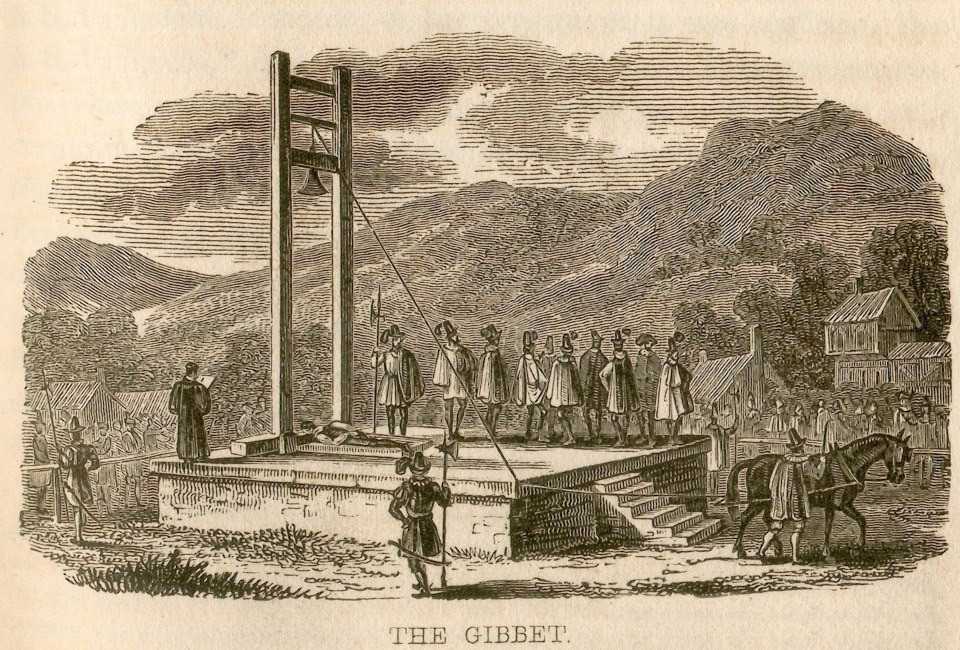 Máy chém Halifax Gibbet của Anh ra đời trước máy chém (Guillotine) của Pháp hơn 5 thế kỷ. Tên của máy chém được tạo thành từ tên của 2 đạo luật ghép lại là: Gibbet Law và The Laws of Halifax.