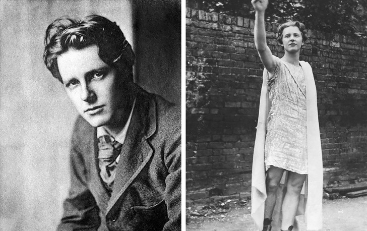 Rupert Brooke được đánh giá là nhà thơ có nhan sắc nổi bật trong lịch sử nước Anh. Không chỉ gây ấn tượng với độc giả bằng những bài thơ giàu cảm xúc, ông Brooke khiến trái tim nhiều cô gái loạn nhịp bởi vẻ đẹp như tạc tượng thời trẻ.