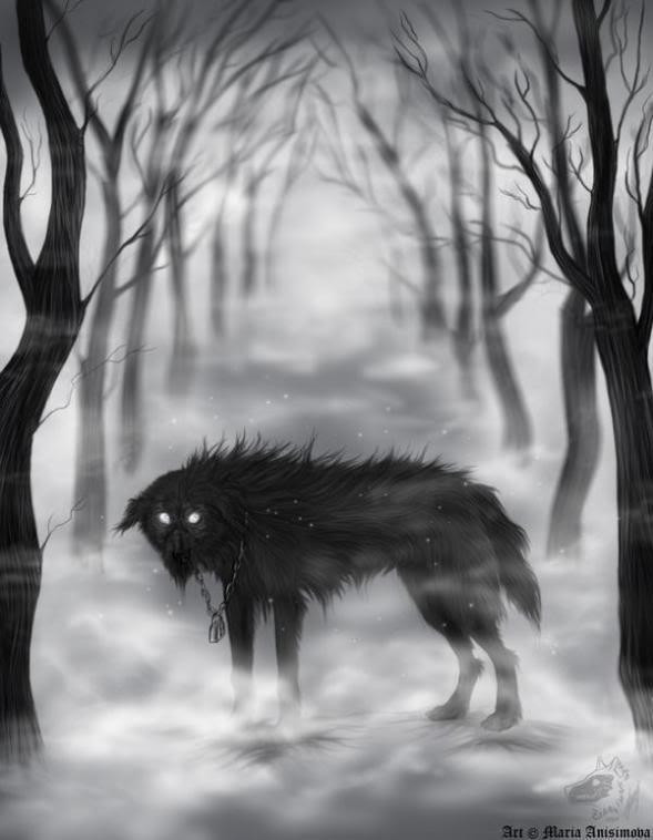 Ngược lại, những người nào nhìn thấy Black Shuck và nhìn thẳng vào mắt nó thì sẽ chết trong vòng 1 năm.