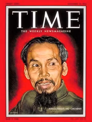 Kể từ năm 1954 - 1975, Chủ tịch Hồ Chí Minh 5 lần xuất hiện trên trang bìa tạp chí Time danh tiếng của Mỹ. Lần đầu tiên hình ảnh Chủ tịch Hồ Chí Minh xuất hiện trên trang bìa của Time số ra ngày 22/11/1954 với chủ đề "Indochina’s Ho Chi Minh" (tạm dịch “Hồ Chí Minh của Đông Dương”).