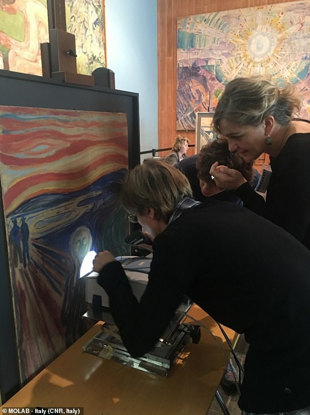 Danh họa Edvard Munch được truyền cảm hứng thực hiện bức tranh trên khi một lần trong người đang không khỏe.