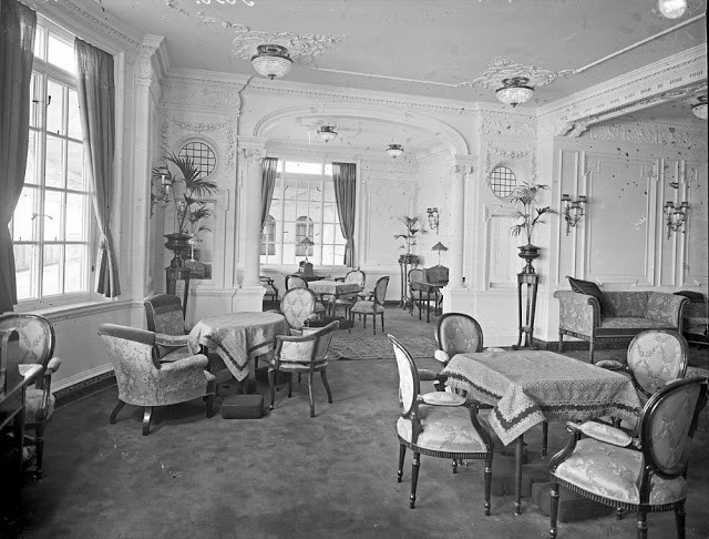 Không gian bên trong tàu Titanic mang đậm phong cách châu Âu.