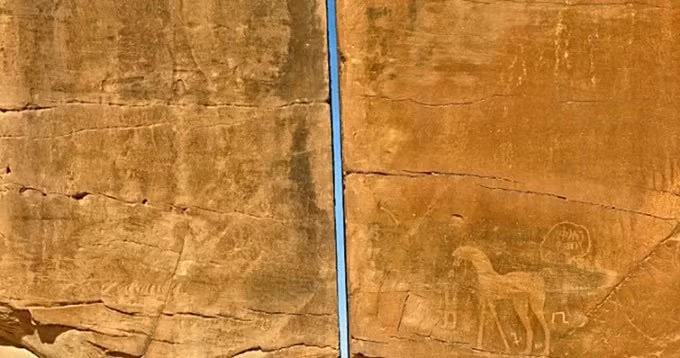 Nếu do con người làm ra thì người xưa đã sử dụng công cụ gì để có thể chia đôi tảng đá Al Naslaa một cách hoàn hảo giống như dùng máy móc công nghệ cao ngày nay như tia laser.