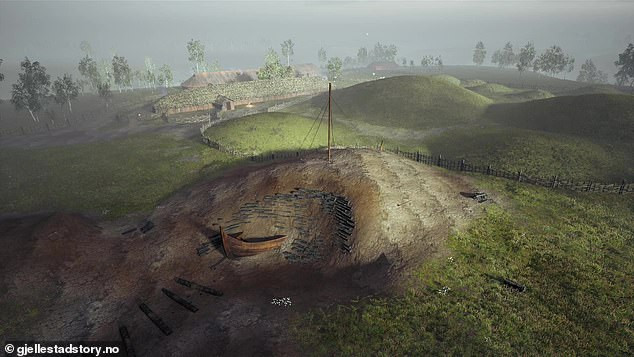 Con tàu được làm bằng gỗ sồi với chiều dài khoảng 20 m. Hiện con tàu đang bị một loại nấm phá hoại sự nguyên vẹn.