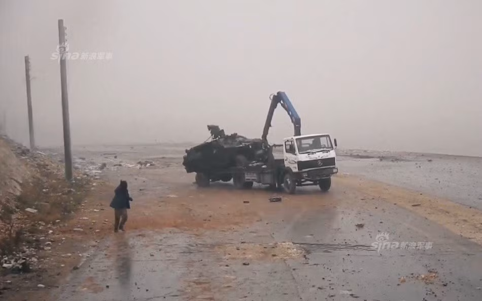 Hiện chưa rõ số lượng xe tăng Leopard 2A4 và Otokar bị phá hủy bao nhiêu chiếc. Nguồn ảnh: Sina