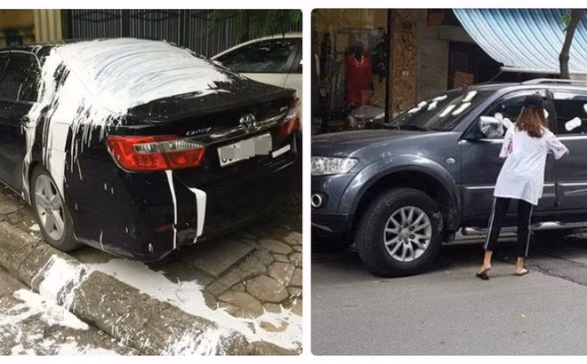 Câu chuyện dừng đỗ ô tô không đúng chỗ, gây cản trở đến sinh hoạt chung của người dân từ lâu đã trở thành vấn đề gây xôn xao trong dư luận. Nhiều người mua và sở hữu những chiếc xe đắt tiền, hạng sang nhưng cách dừng đỗ xe của họ lại thể hiện sự vô ý thức và ích kỉ khiến những người xung quanh thực sự 'nóng mắt'. Nhưng những 'nạn nhân' cũng không vừa khi trả đũa các tài xế bằng nhiều cách không khoan nhượng.