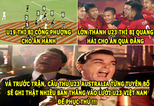 U23 Australia bị mỉa mai khi muốn ghi thật nhiều bàn thắng vào lưới đội tuyển U23 Việt Nam.
