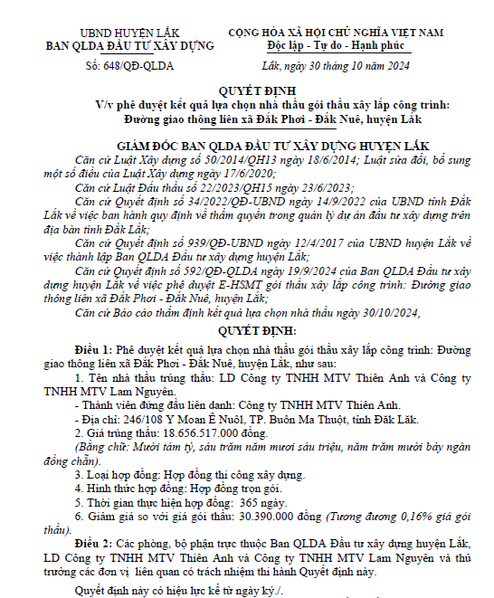 Đắk Lắk: Ai sẽ thi công đường liên xã Đắk Phơi - Đắk Nuê? - Hình 2 Dak Lak: Ai se thi cong duong lien xa Dak Phoi - Dak Nue?-Hinh-2