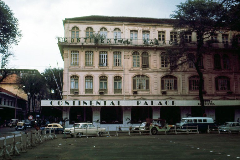 Khách sạn Continental Palace, nơi nhiều nhà báo trên khắp thế giới chọn ở khi đến Sài Gòn đưa tin.